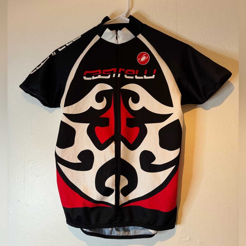 Castelli Cycling Jersey Womens Medium Zip‎ Up Biking